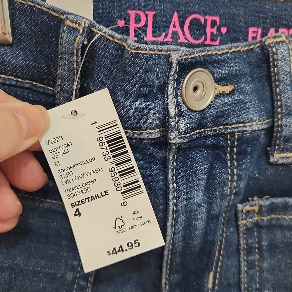 NWT Girls Denim Jeans from The Children's Place Size 4